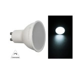LED ΛΑΜΠΑ GU10 6W 230V 105° ΝΤΙΜΑΡΙΖΟΜΕΝΟ ΨΥΧΡΟ 6200Κ
