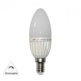 LED ΛΑΜΠΑ ΚΕΡΑΚΙ Ε14 3W 230V ΝΤΙΜΑΡΙΖΟΜΕΝΟ ΨΥΧΡΟ 6200Κ