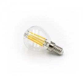 LED ΛΑΜΠΑ COG ΣΦΑΙΡΙΚΟ ΔΙΑΦΑΝΟ Ε14 7W 230V ΘΕΡΜΟ