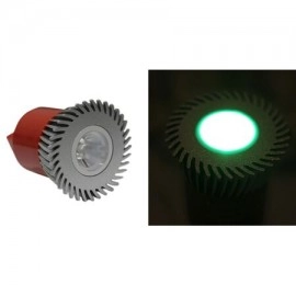 LED ΛΑΜΠΑ ΙΣΧΥΟΣ MR16 3W 230V 1 Led 10° ΠΡΑΣΙΝΗ