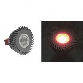 LED ΛΑΜΠΑ ΙΣΧΥΟΣ MR16 3W 12VAC/DC 1 Led 30° ΚΟKKINΗ