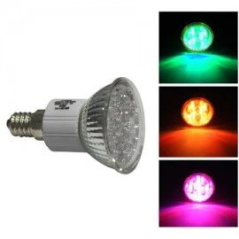 LED ΛΑΜΠΑ Ε14 24LED 0.8W 230V R.G.B