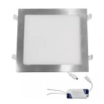 LED ΦΩΤΙΣΤΙΚΑ ΨΕΥΔΟΡΟΦΗΣ ΑΛΟΥΜ.ΤΕΤΡΑΓ.25W 3000K 120°ΣΑΤΙΝΕ