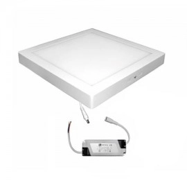 LED ΦΩΤΙΣΤΙΚΟ ΟΡΟΦΗΣ ΑΛΟΥΜΙΝΙΟΥ ΤΕΤΡΑΓΩΝΟ 24W 6300K ΛΕΥΚΟ