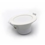 LED ΦΩΤΙΣΤΙΚΟ ΨΕΥΔΟΡΟΦΗΣ ΣΤΡΟΓΓΥΛΟ IP54 10W 3000K 110°ΛΕΥΚΟ