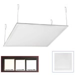 ΦΩΤΙΣΤΙΚΟ ΨΕΥΔΟΡΟΦΗΣ LED PANEL SLIM 60x60 50W 6300K ΛΕΥΚΟ