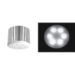 ΦΩΤ ΕΞΩΤΕΡ ΣΑΤΙΝΕ LED ΙΣΧΥΟΣ ΜΕ ΤΡΟΦΟΔΟΤΙΚΟ 6x3W 30° ΨΥΧΡΟ