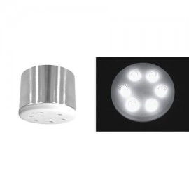 ΦΩΤ ΕΞΩΤΕΡ ΣΑΤΙΝΕ LED ΙΣΧΥΟΣ ΜΕ ΤΡΟΦΟΔΟΤΙΚΟ 6x3W 30° ΨΥΧΡΟ