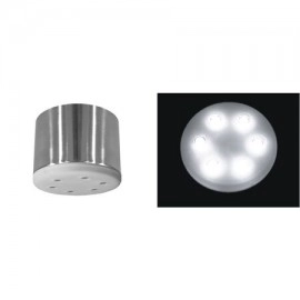 ΣΠΟΤ ΕΞΩΤΕΡ. ΣΑΤΙΝΕ LED ΙΣΧΥΟΣ 6x3W ΜΕ ΤΡΟΦΟΔ. 6x3W 45° ΨΥΧ