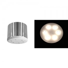 ΣΠΟΤ ΕΞΩΤΕΡ. ΣΑΤΙΝΕ LED ΙΣΧΥΟΣ ΜΕ ΤΡΟΦΟΔΟΤ. 6x3W 60° ΘΕΡΜΟ