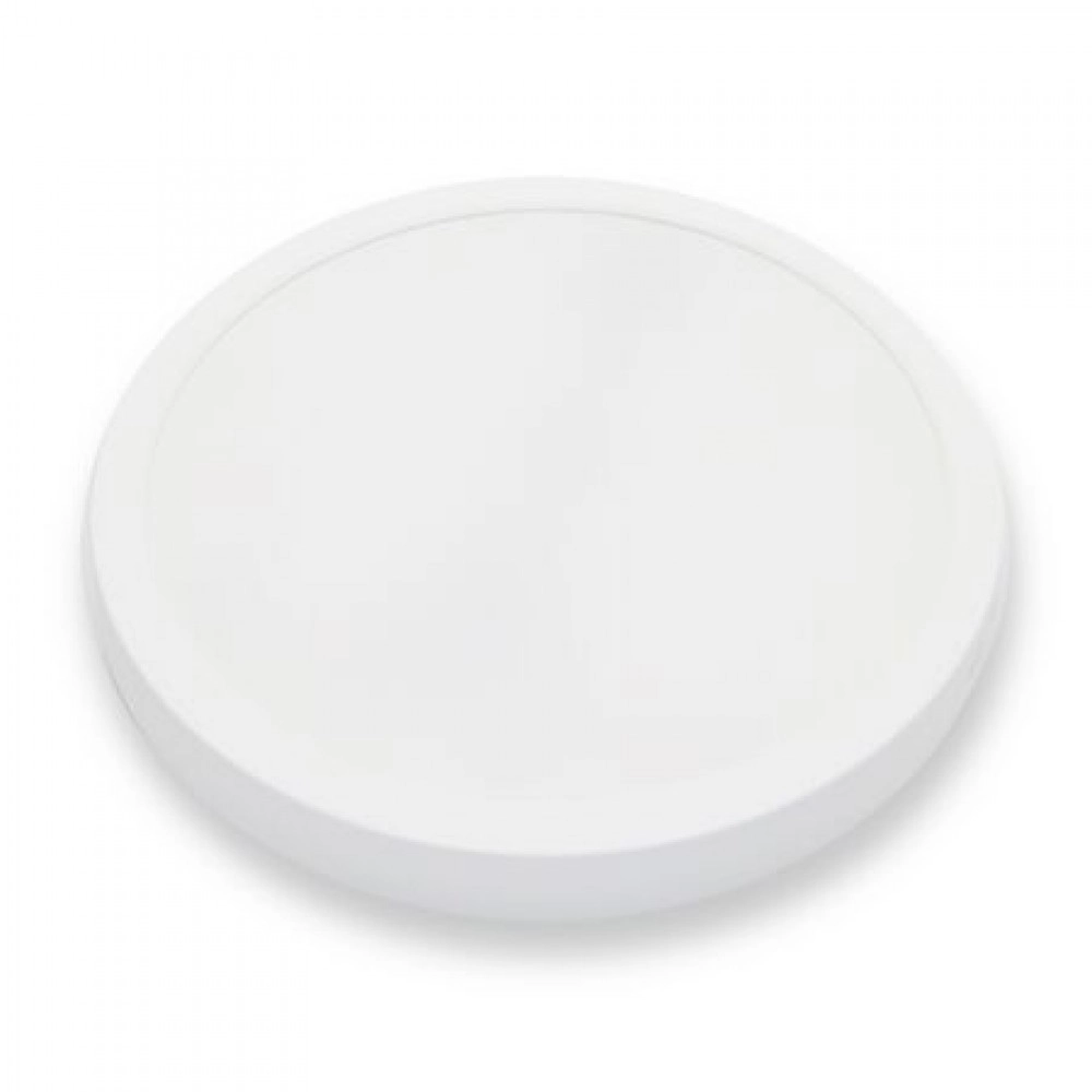 LED ΦΩΤΙΣΤΙΚΟ ΟΡΟΦΗΣ PP ΣΤΡΟΓΓΥΛΟ ΠΛΗΡΕΣ 24W 6200K ΛΕΥΚΟ