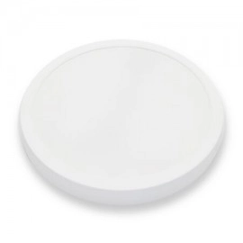 LED ΦΩΤΙΣΤΙΚΟ ΟΡΟΦΗΣ PP ΣΤΡΟΓΓΥΛΟ ΠΛΗΡΕΣ 24W 6200K ΛΕΥΚΟ