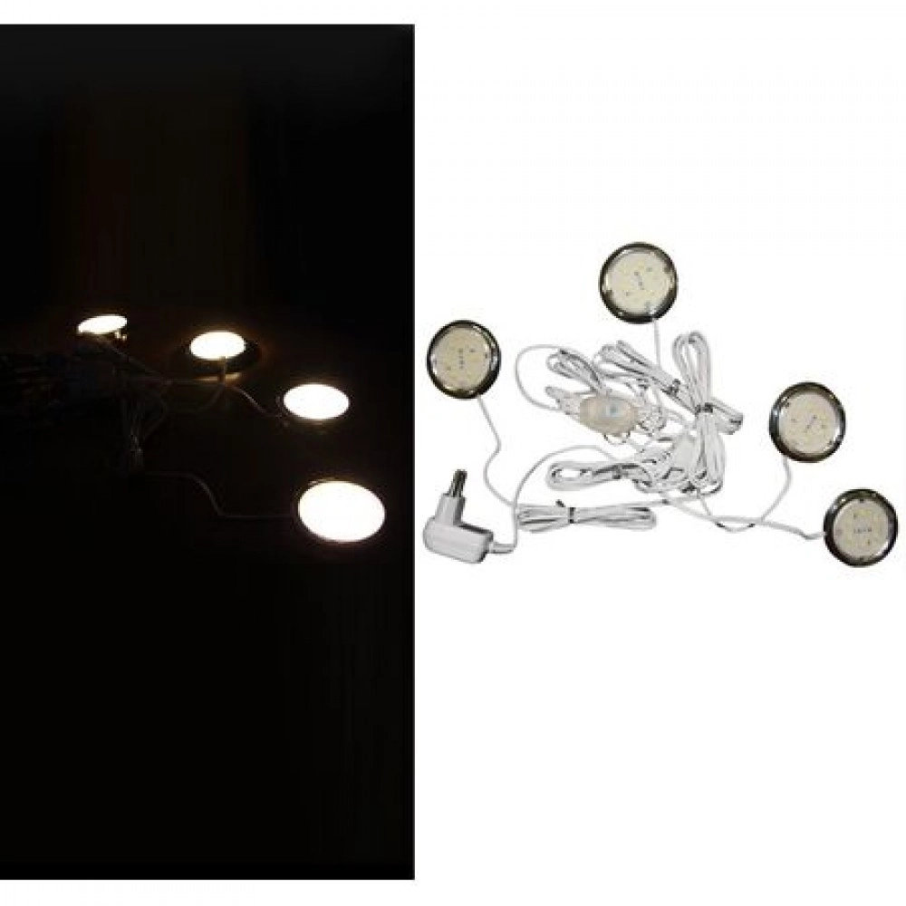 ΣΠΟΤ ΣΕΤ 4 ΤΕΜΑΧΙΑ IP65 ΕΠΙΤΟΙΧΑ 230V 6LED ΘΕΡΜΟ