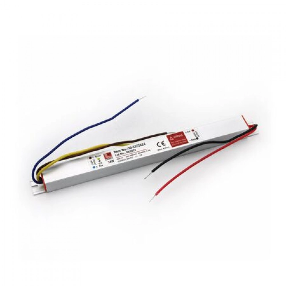 ΤΡΟΦΟΔΟΤΙΚΟ ΣΤΕΝΟ ΓΙΑ ΤΑΙΝΙΕΣ LED 240V/24VDC 24W 230*18*15