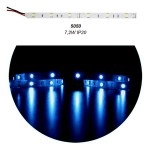 ΤΑΙΝΙΑ LED 5m 12VDC 7.2W/m 5050 30LED/m ΜΠΛΕ IP20