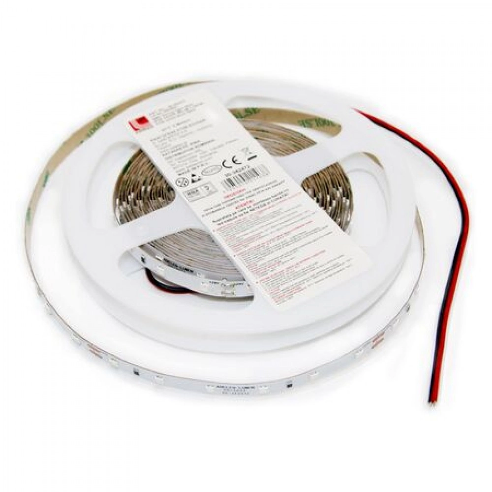 ΤΑΙΝΙΑ LED 5m 24VDC 7.2W/m 2835 60LED/m KOKΚΙΝΟ IP20