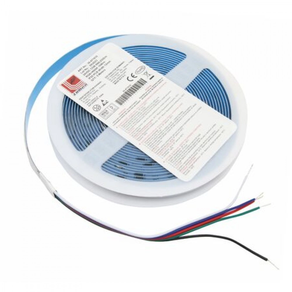 ΤΑΙΝΙΑ COB LED 5m 24VDC 16W/m 896 LED/m RGB+W IP20